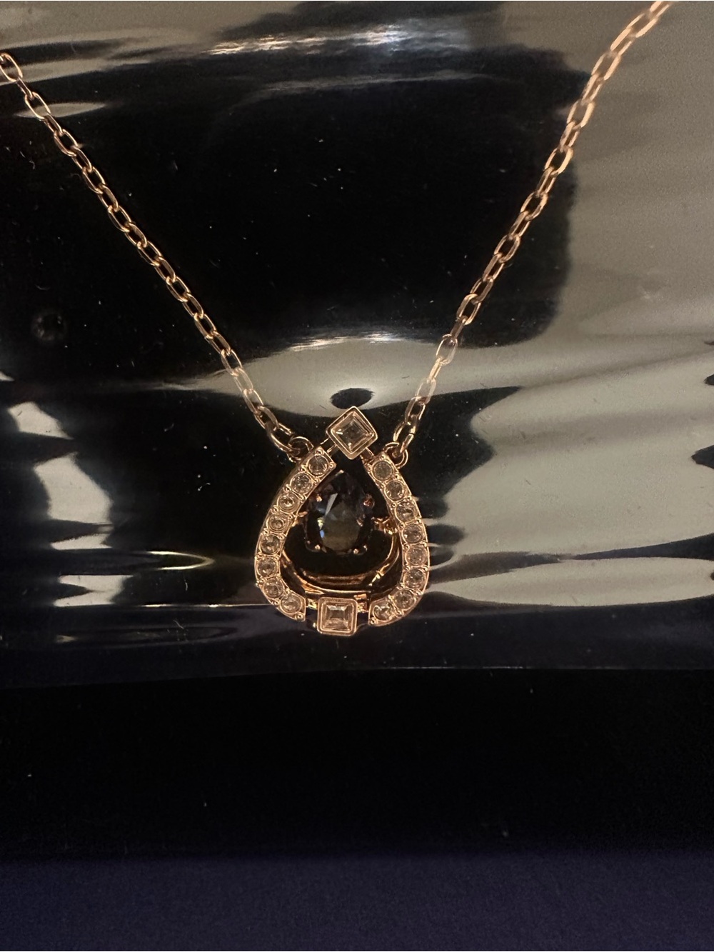 Swarovski Dance Pear Necklace
